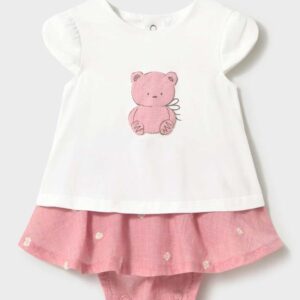 Conjunto Faldita + Camiseta Mayoral "Osito rosa"