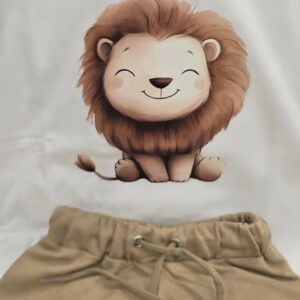 Conjunto 2 piezas Camiseta + Pantalón "Leoncito" 7
