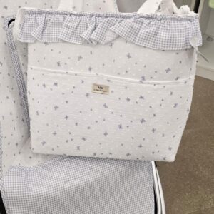 Bolso Panera By Chari Rodriguez "Mariposas azules"