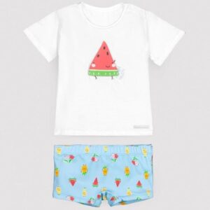 Conjunto de baño Camiseta + Bóxer "Sandía"