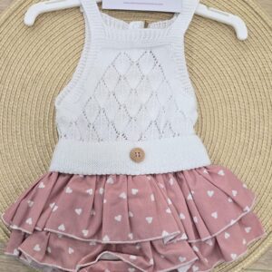 Mono para bebé de hilo "Rosita"