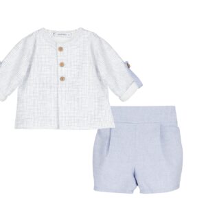 Conjunto calamaro Camisa + Bermuda "Azul"
