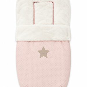Saco Universal para Silla de Paseo Mayoral – Pelo Suave y Polipiel rosa con Estampado de Topitos 5 Saco Universal para Silla de Paseo Mayoral – Pelo Suave y Polipiel rosa con Estampado de Topitos 9