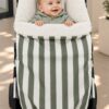 💚 Saco Universal para Silla de Paseo – Rayas Verde y Blanco 2 💚 Saco Universal para Silla de Paseo – Rayas Verde y Blanco 2