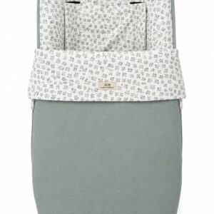 🌿 Saco Universal para Silla de Paseo – Verde Empolvado con Estampado ACH by Chary Rodriguez 4 🌿 Saco Universal para Silla de Paseo – Verde Empolvado con Estampado ACH by Chary Rodriguez 8