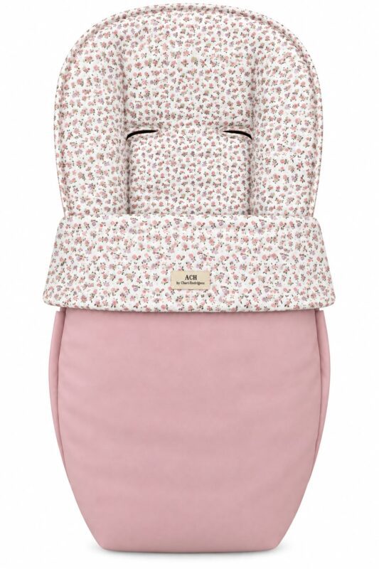 WhatsApp Image 2026-09-10 at 18.39.01 🌸 Saco de bebé floral con polipiel rosa empolvado ACH by Chary Rodriguez 5