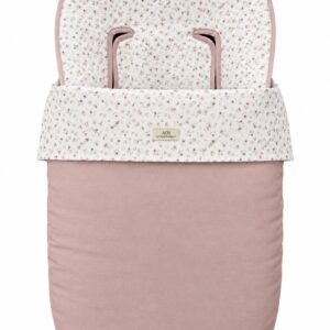 Saco para Carrito de Bebé Rosa Empolvado con Floral | ACH by Chari Rodríguez 5 Saco para Carrito de Bebé Rosa Empolvado con Floral | ACH by Chari Rodríguez 9