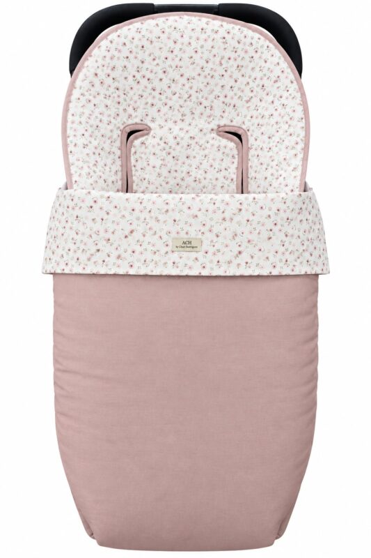 WhatsApp Image 2026-09-11 at 11.56.52 (1) Saco para Carrito de Bebé Rosa Empolvado con Floral | ACH by Chari Rodríguez 6