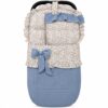 🌸 Pack Saco + Bolsito Flores Azul 1 🌸 Pack Saco + Bolsito Flores Azul 1