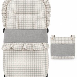 Saco de bebé desenfundable + bolso panera a juego – Rosa y Gris 5 Saco de bebé desenfundable + bolso panera a juego – Rosa y Gris 9