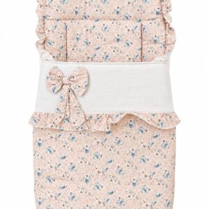 🌸 Saco de Capazo Floral Rosa con Bambula Blanca 4 🌸 Saco de Capazo Floral Rosa con Bambula Blanca 8