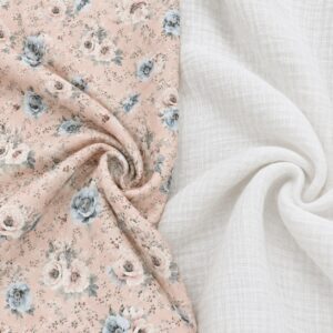 🌸 Saco de Capazo Floral Rosa con Bambula Blanca 5 🌸 Saco de Capazo Floral Rosa con Bambula Blanca 9