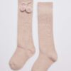 Calcetines Altos Infantiles con Pompones Ysabel Mora Lino 1 Calcetines Altos Infantiles con Pompones Ysabel Mora Lino 1