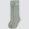 Calcetines Altos Infantiles con Pompones Ysabel Mora Granate (copia) 1