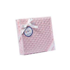 Manta bebe topitos "Rosa maquillaje"