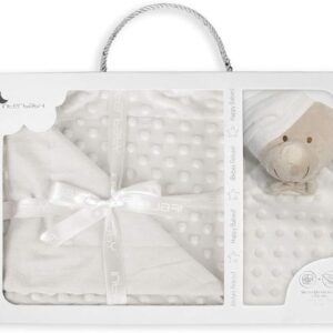 Pack Regalo Mantita + Dou Dou color beige "marfil"