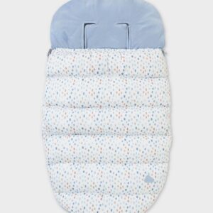 Saco Mayoral de silla universal impermeable estampado celeste