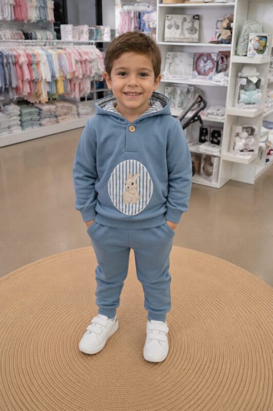 i270012 Chándal de niño «Conejito» 🐰💙 3