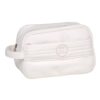 Neceser polipiel blanco con bolsillo delantero 1