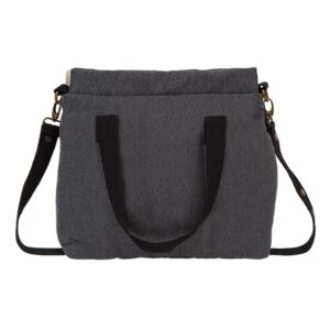 Bolso maternal Bimbicasual de algodón reciclado – Gris marengo 7