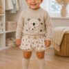 Conjunto infantil de niño con sudadera y pantalón corto de koalas 2 Conjunto infantil de niño con sudadera y pantalón corto de koalas 2