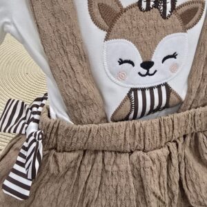 Conjunto de niña con camiseta y falda de zorrita 9