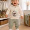 Chándal infantil de niño con sudadera y pantalón de jirafa 1 Chándal infantil de niño con sudadera y pantalón de jirafa 1