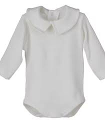 Body Calamaro cuello de pico "Marfil"