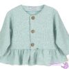 Chaqueta niña verde menta 1
