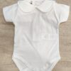 Body cuello bebe blanco marca Calamaro 1 Body cuello bebe blanco marca Calamaro 1