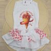 Conjunto frambuesa camiseta + braguita falda 1